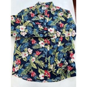 Tunevuse Floral Shirt Men's Large